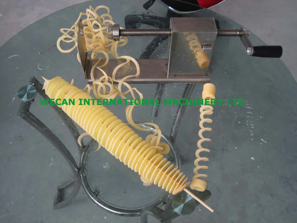Quality tornado potato cutter/curly fires cutter/ribbon fries cutter