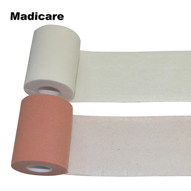 1 Roll 10cm x 4.5M Elastic Adhesive Bandage Elastoplast Cloth Strapping