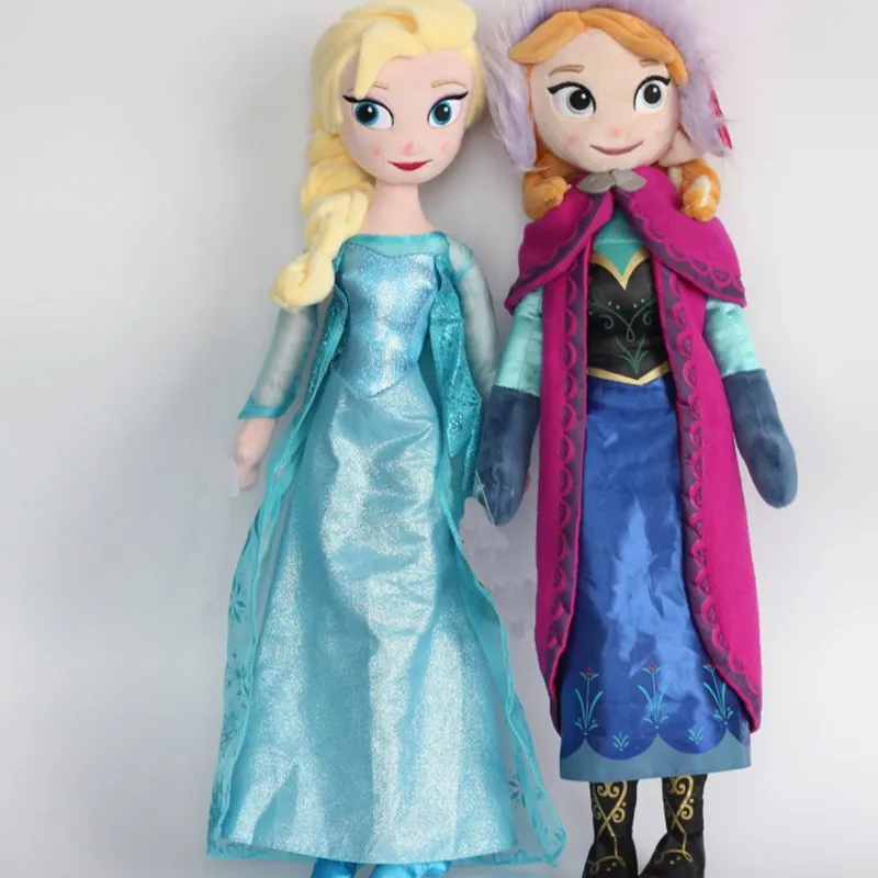 Дисней плюшевые куклы игрушки Замороженные 40 см Эльза Анна Принцесса Мягкие игрушки Brinquedos куклы для детей подарок на день рождения