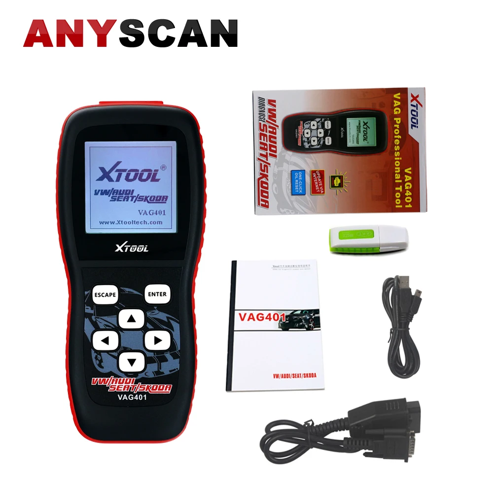 imágenes para Original xtool vag401 lector de código de vw/aud1/seat/skoda herramienta profesional de diagnóstico vag obd2 obdii escáner xtool vag 401 imágenes para Original xtool vag401 lector de código de vw/aud1/seat/skoda herramienta profesional de diagnóstico vag obd2 obdii escáner xtool vag 401