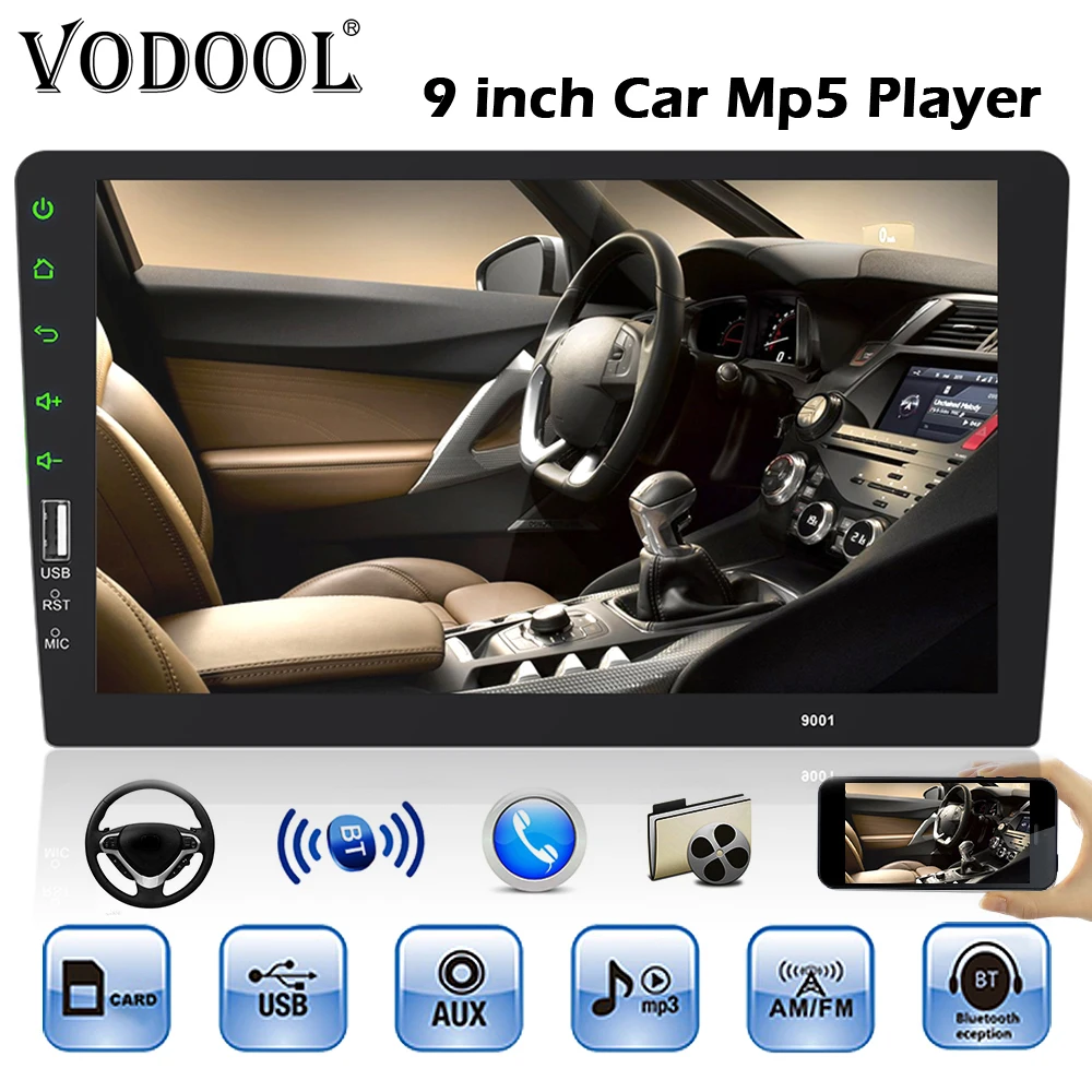 VODOOL 1din Car Radio Multimedia Player 1 Din 9\ VODOOL 1din Car Radio Multimedia Player 1 Din 9\