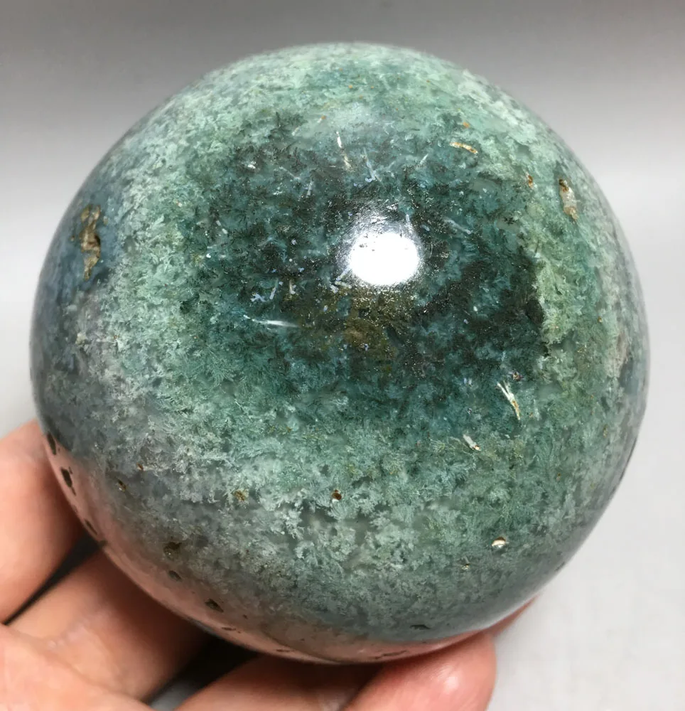 

901g NATURAL Ocean Jasper BALL HEALING mineral crystals healing stones