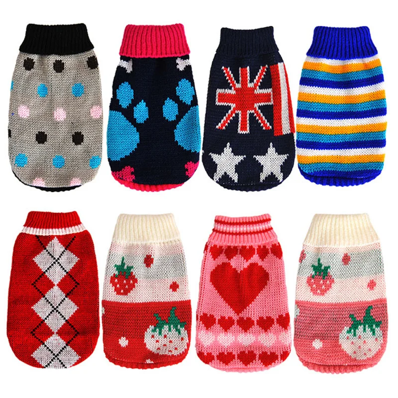 

HEYPET Dog Clothes for Small Large Dogs Winter Warm Pet Coat Sweater Fleece Outfits Chihuahua Pug Costume Christmas Pet Clothing