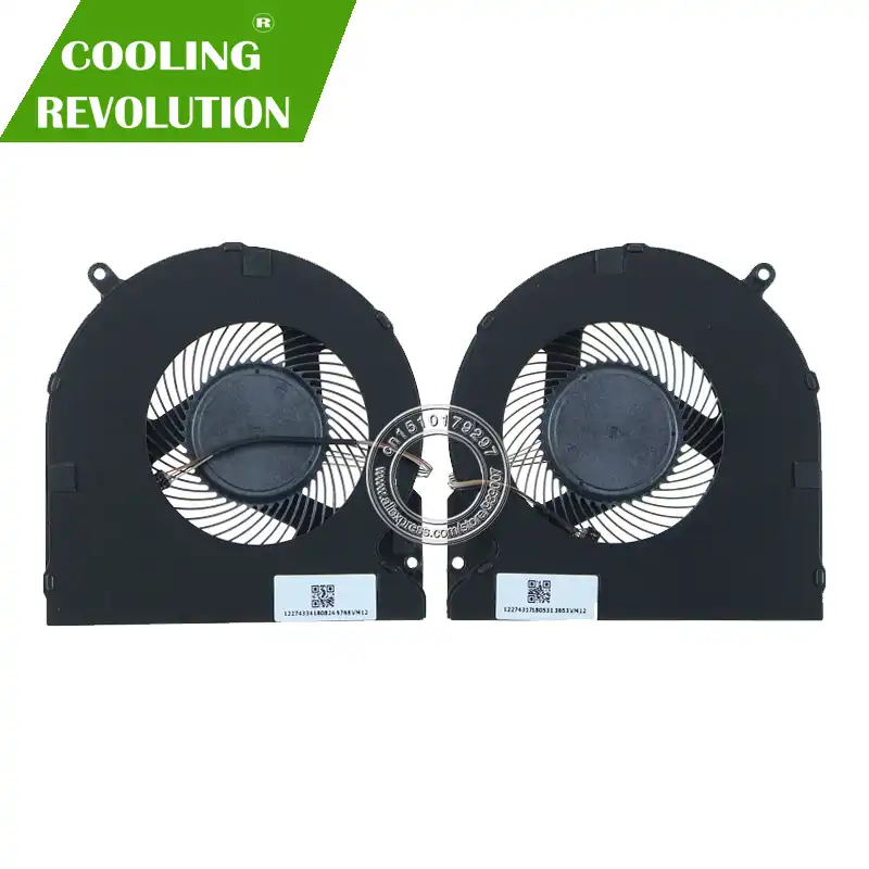 New CPU+GPU Cooling Fan Replacement for Razer Blade 15 RZ09-0270 RZ09-027 GTX 1060 DFS5K121142621 DFS501105PROT