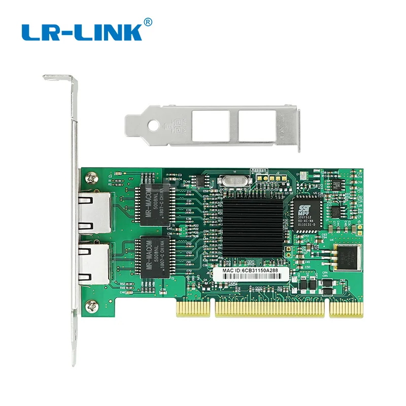 LR-LINK 7212MT Gigabit Ethernet сетевой адаптер 10/100/1000 МБ Dual Порты и разъёмы RJ45 PCI LAN Карта Intel 82546 Совместимость 8492MT NIC