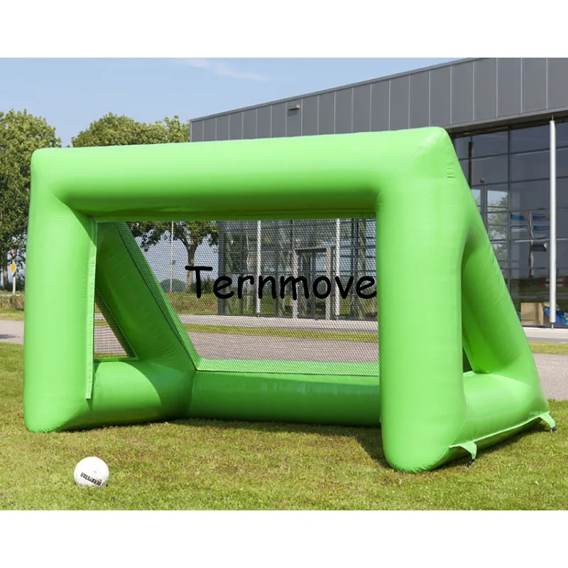 Buy green Football Goal Inflatable Soccer Target Game