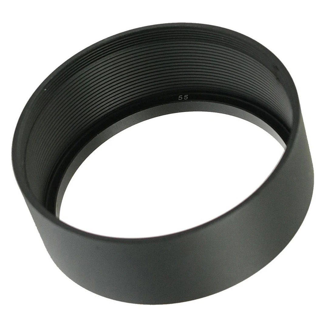 Professional Replacement Screw in Mount 55mm Camera Metal Lens Hood