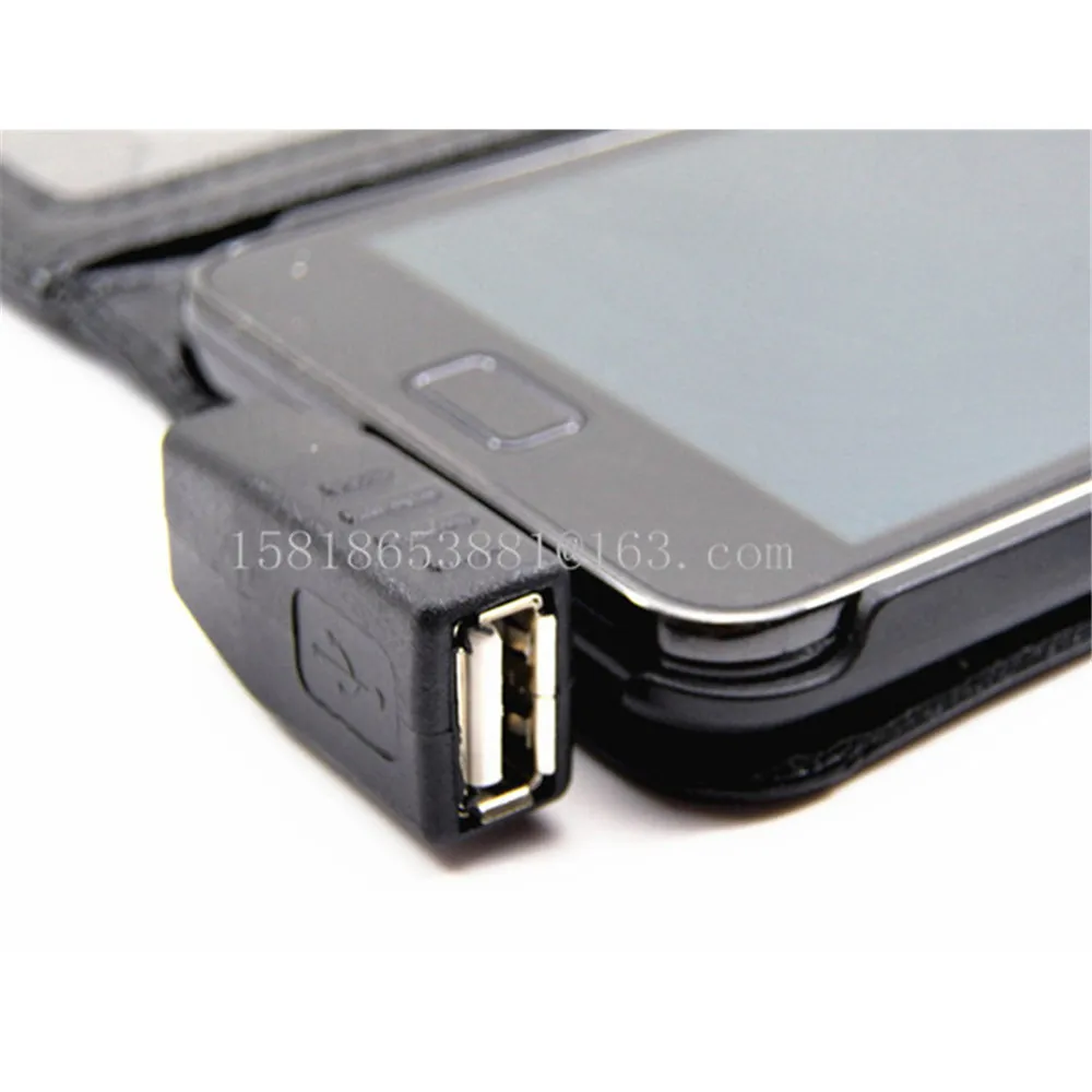 Переходник с правой и левой стороны на 90 градусов разъемами USB 2 0 A micro 5 контактным