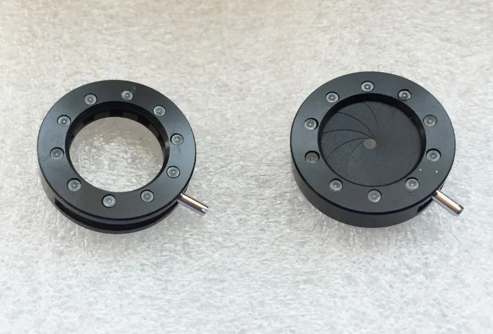

New Adjustable Iris aperture,Iris diaphragm 1.5-23mm 12 Blades For Microscope