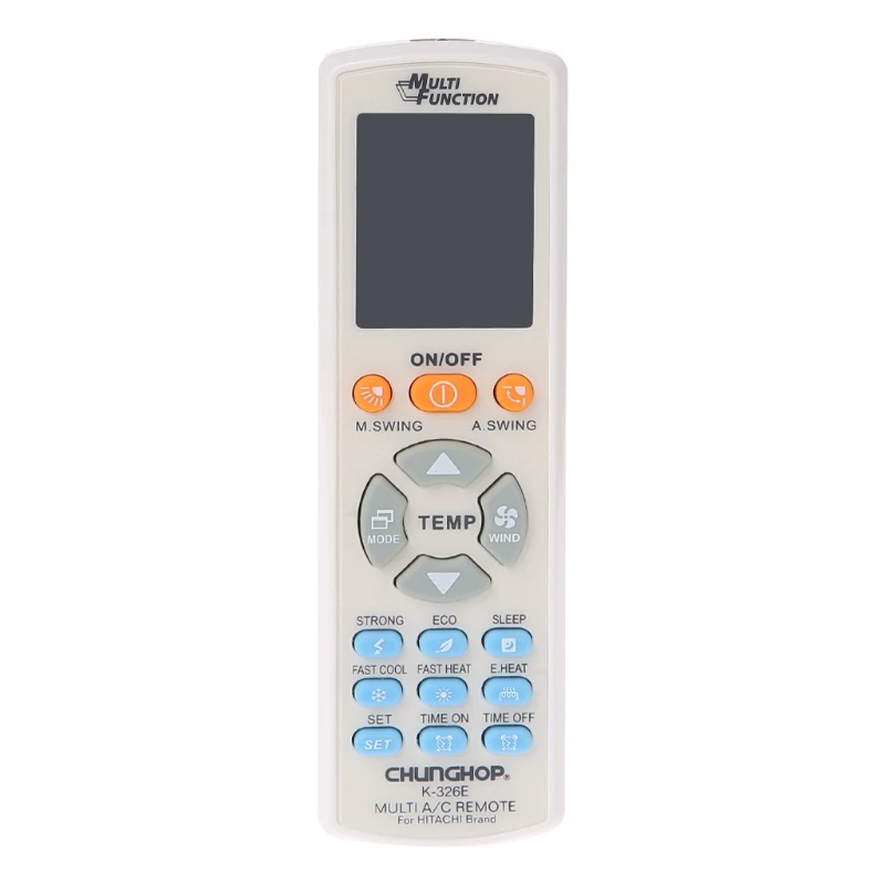 

MEXI Universal Low Power RF Air Conditioner LCD A/C Remote Control For HITACHIA Home Air Conditioner Accessory Thermostat