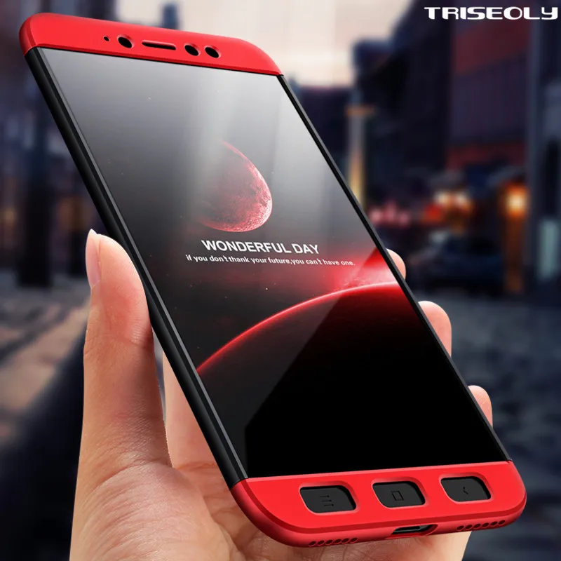 

Triseoly 360 Protected Full Phone Case For Xiaomi Redmi Note 5A pro Case For Xiaomi Redmi Note 5A Pro Prime Phone Back Shell