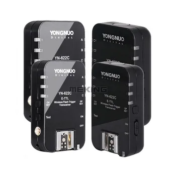 

4pcs Yongnuo Wireless HSS iTTL Flash Trigger YN622 N Radio 1/8000s for Nikon D7100 D7000 D5200 D5100 D5000 D3200 D3100 D3000