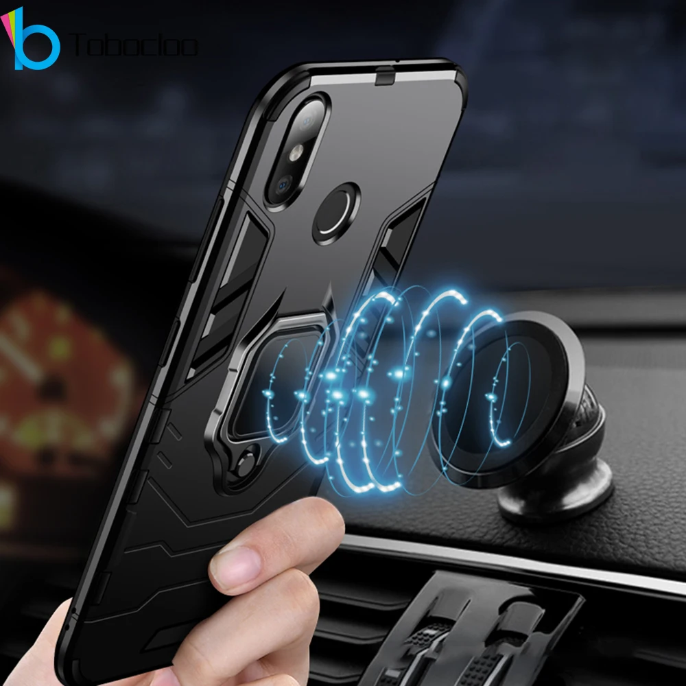 

Car Bracket 360 Ring Magnetic For XiaoMi Mi 8 SE A1 A2 Lite Mix 2 2s RedMi Note 5 6 Pro Plus Pocophone F1 Holder Stand Case