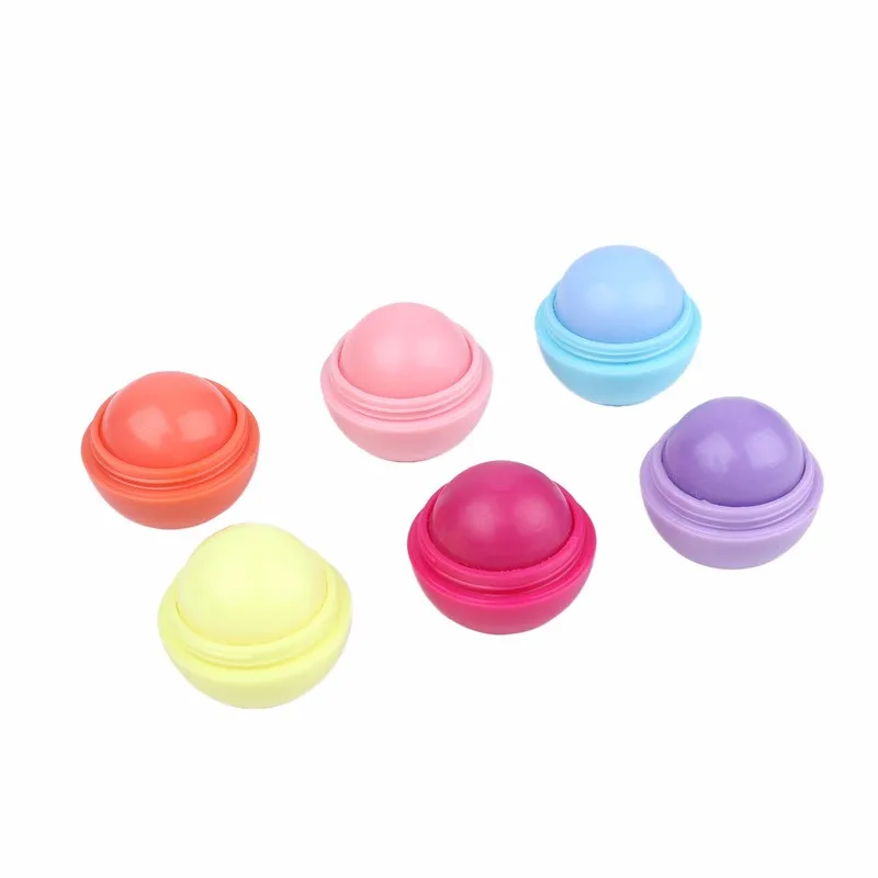 Lote Fruto Lip Balm Planta Natural Bola Esfera Lábio Pomada Batom Orgânica Maquiagem Hidratante Labial Cuidados Livre Grátis Hot 6 Pçs - 8 Beleza e saúde