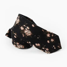 Мужские цветочные шеи галстук мягкий хлопок декоративный узор Пейсли Цветочные Галстуки