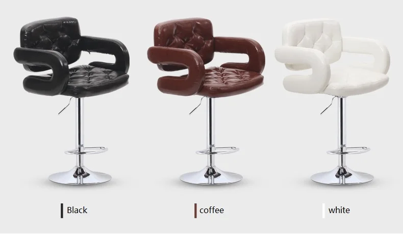 hair salon stool  Barber chair coffee white color free shipping home furniture chair stool retail wholesale