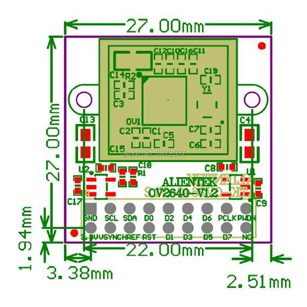 FZ3357-OV2640 Camera Module-4