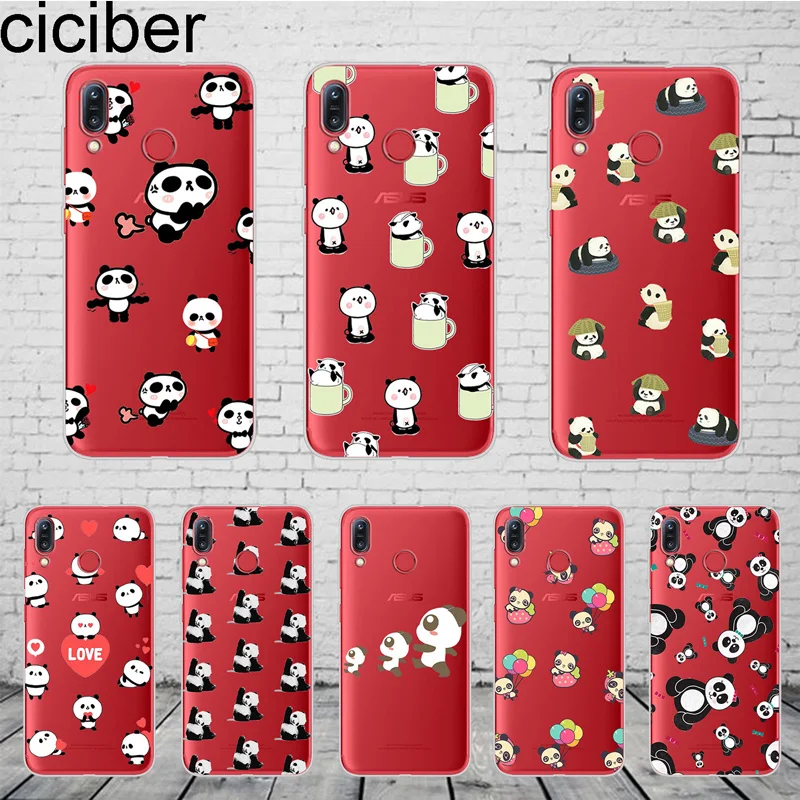 

ciciber Lovely Panda For ASUS Zenfone 4 Max Plus Pro ZC520KL ZC554KL For ZenFone Max Plus M1 ZB555KL ZB570TL Phone Case Soft TPU