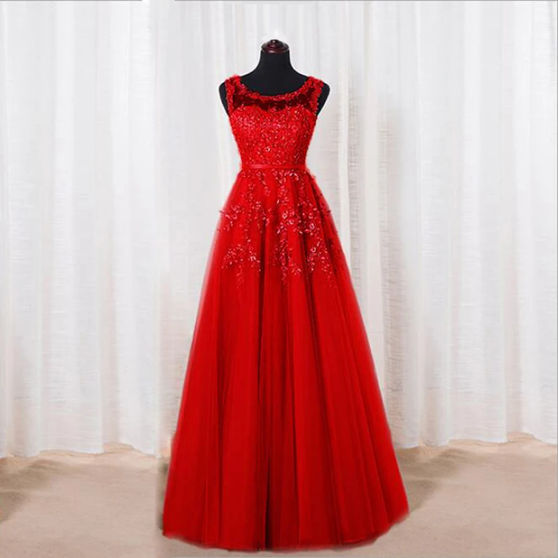 Robe De Soiree модное элегантное вечернее платье для банкета невесты цвета красного вина с кружевным цветком и бисером длинное вечернее платье на заказ