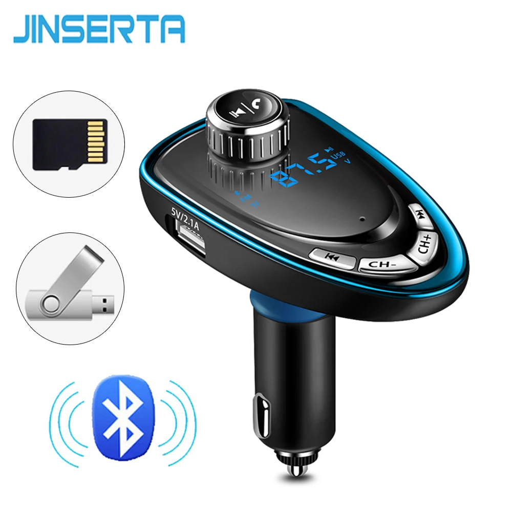JINSERTA 3 5 мм Aux Out usb накопитель музыкальных плееров Bluetooth Автомобильный MP3 плеер