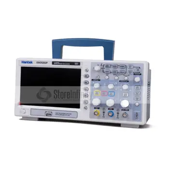 Hantek DSO5202P 200MHz 2 CH 1GSa/s 7'' TFT LCD Digital Storage Oscilloscope DE shipping hantek 6022be laptop pc usb digital storage virtual oscilloscope 2 channels 20mhz handheld portable osciloscopio