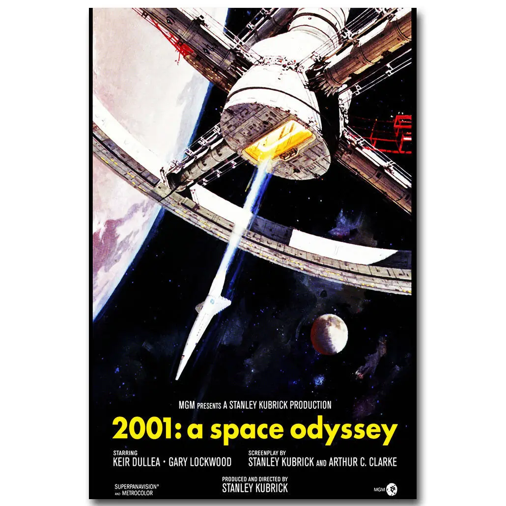 Q1078 постеры и принты 2001 A Space Odyssey постер кино холст поп арт Холст Живопись Домашний