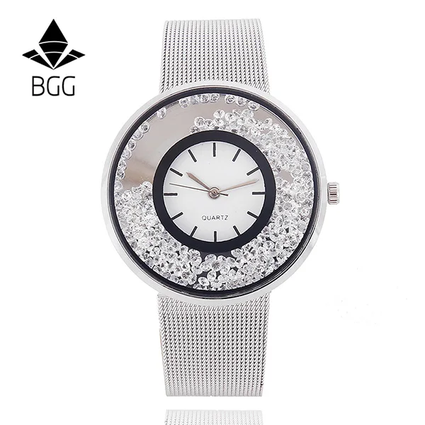 Hot Sale Band BGG font b Watch b font Luxury Fashion Crystal Rhinestone font b Women
