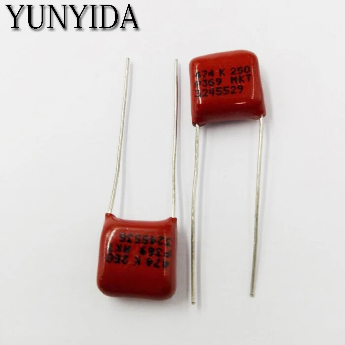 

Free Shipping 10pcs, CBB 474K 250V 0.47UF P10mm Metallized Film Capacitor 474 250V 0.47UF