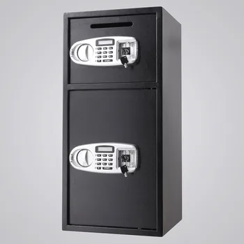 

33" Strong Iron Larger Digital Keypad Security Box W/ Safe Lock Money Jewelry