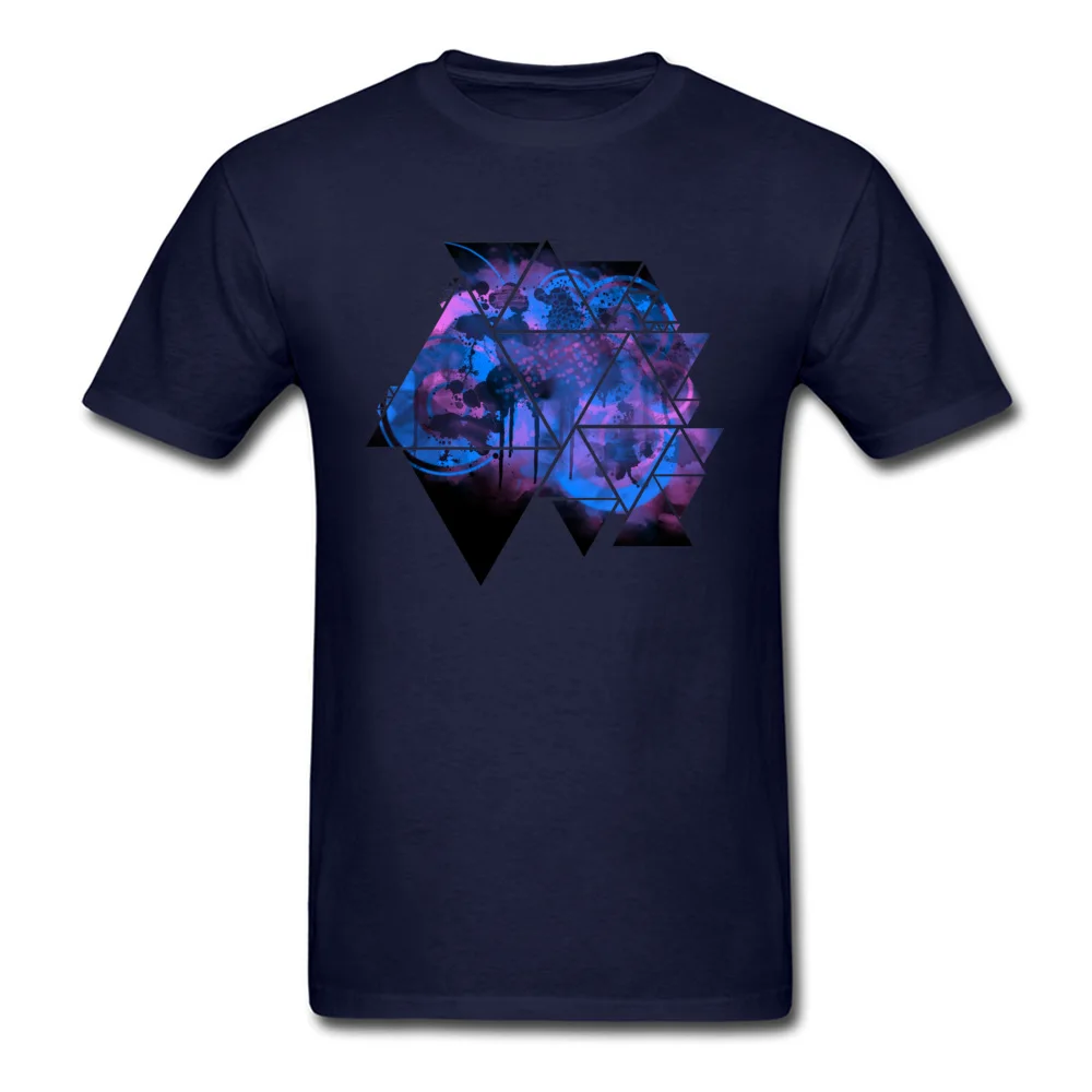 Abstract Angles O Neck T Shirt ostern Day T Shirt Short Sleeve Designer All Cotton Design Tees 3D Printed Young Abstract Angles navy