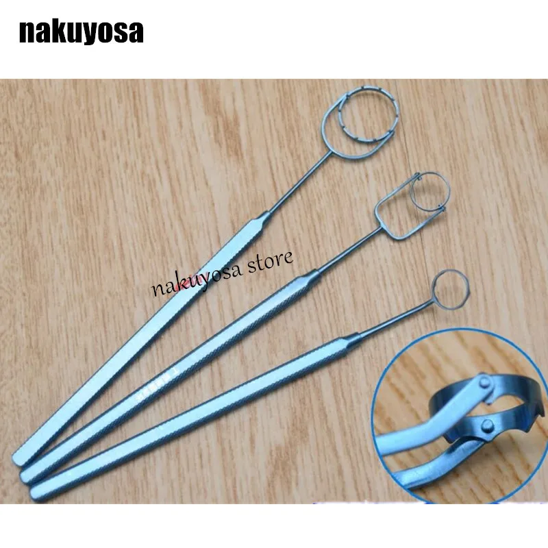 

Ophthalmic instruments eyeball positioning ring tool retractor positioning rotating ring head small/big size/ fixed ring head