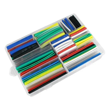

371 Pcs Terminal Insulated Electrical Wire Cable Connector Heat Shrink Tube Kit TB Sale