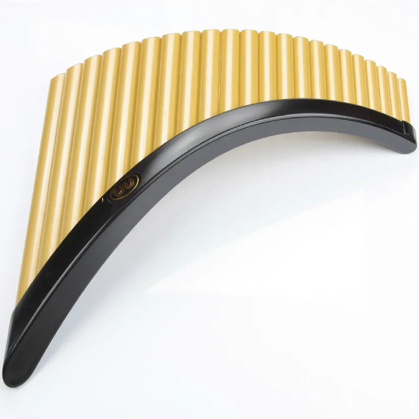 Günstige Hohe Qualität 22 Rohre PanFlute mit Basis G Schlüssel ABS Kunststoff Rumänien Pan flöte Musik Instrument Tunable Panflöte Flauta Großhandel