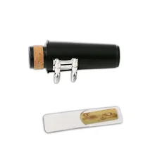 1 Set Of Clarinet Accessories Plastic Clarinet Mouthpiece Cap With Metal Buckle And Reed For Clarinet Part