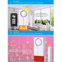 Дистанционное управление беспроводной магнитный датчик двери окна детектор входного детектора Противоугонная