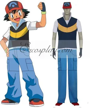 

Pokemon Ash Ketchum Cosplay Costume E001
