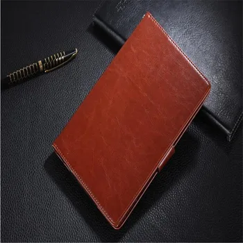 

New arrive Crazy Horse Oil wax Leather cover for SAMSUNG GALAXY Tab 2 10.1inch P5110 5100 P7500 P7510 tablet case high quality