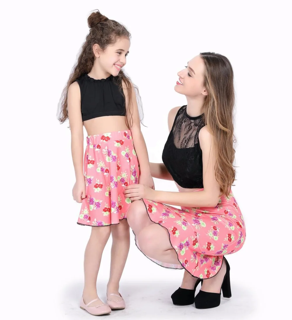 2 шт. летняя семейная одежда для родителей и детей|family matching|mom and daughter dressmom kids |