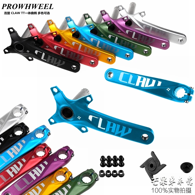 Шатун PROWHEEL 104BCD 170 мм для горного велосипеда алюминиевый сплав с дном MTB Кривошип BB 1/2x1 детали 0/11