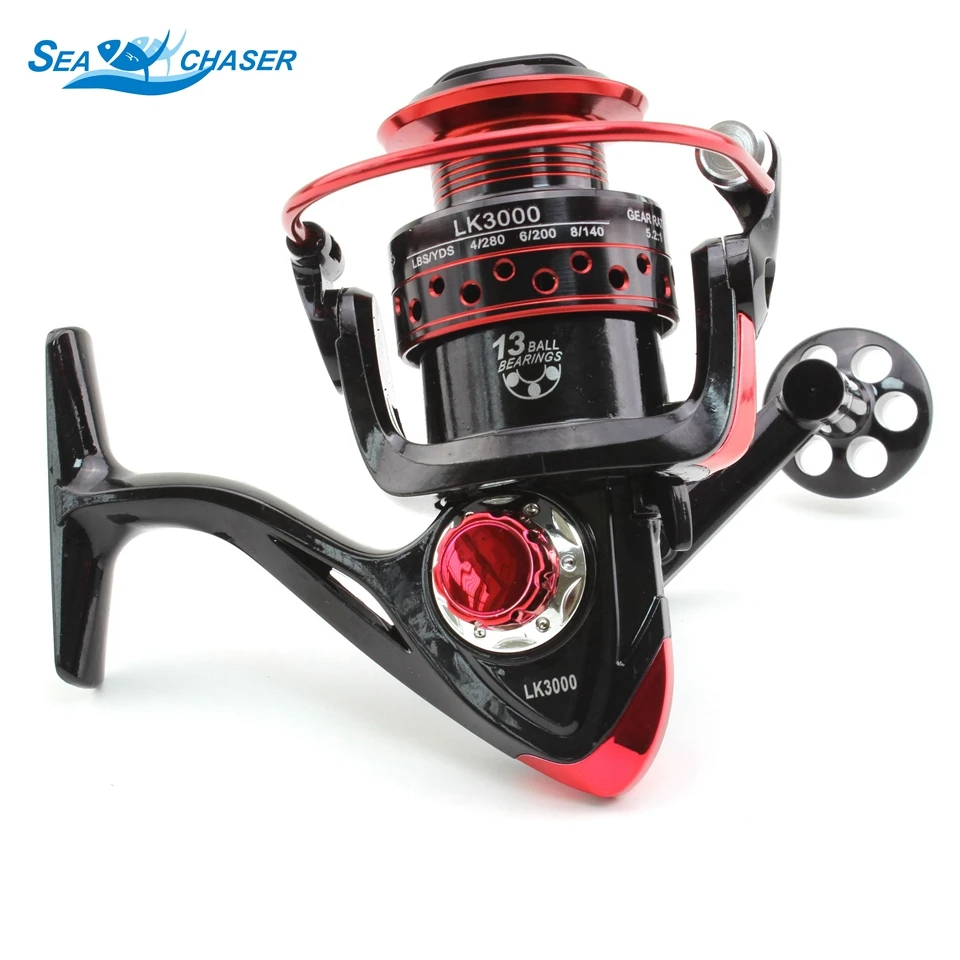 

2000 3000 4000 Series LK Spinning Fishing Reel Fishing Wheel for Saltwater Metal Spool Fishing Reels Metal Coil fishing tackle
