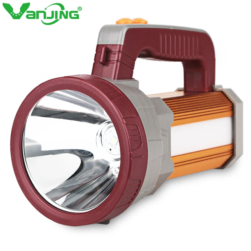 

LED Searchlight 15600mAh Outdoor Spotlight Flashlight Portable Handheld Camping Torch Long Shots Lamp for Fishing Hiking Hunting