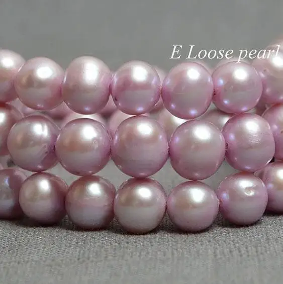 Unique Pearls jewellery Store Genuine Freshwater Pearl Loose Beads Pink Potato 8mm Bridal Design Full Strand YLSC1-99 | Украшения и