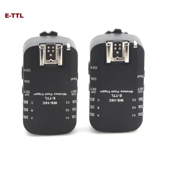

Jintu WS-16C Wireless TTL Flash Trigger 1/8000s HSS Flash Ratio for Canon 1200D 1300D 650D 750D 77D 6D 7D 6DII 7DII 5DII Camera