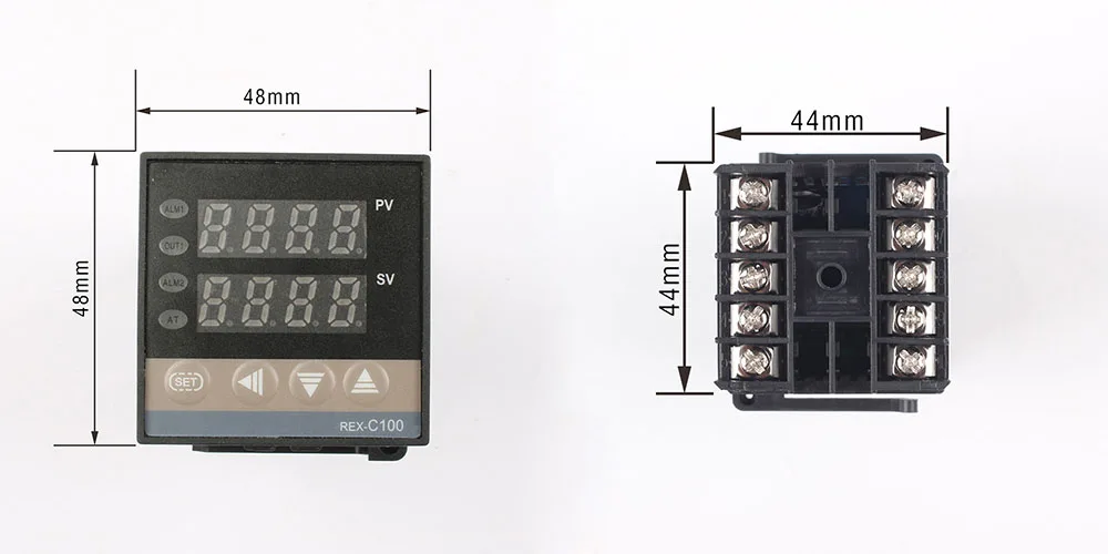 REX-C100 C400 C700 C900 цифровой PID регулятор температуры Термостат SSR или Релейный выход 72x72 48x48 48x96