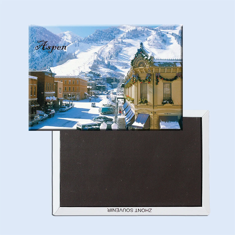Aspen/ Snowmass Town Колорадо магниты на холодильник 21641 туристическая зона | Дом и сад