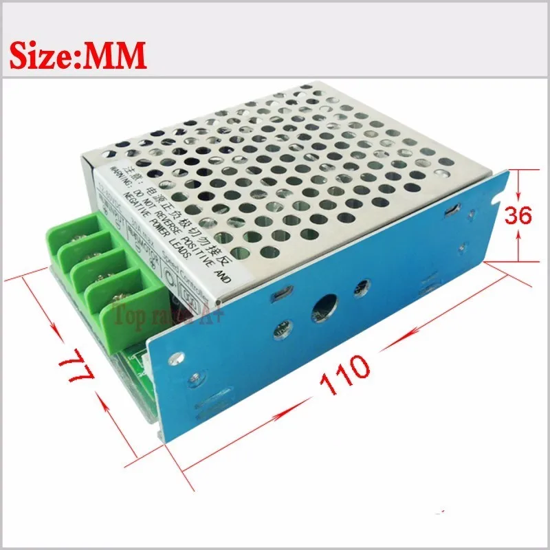 Цифровой дисплей 12 V-80 V 30A PWM DC регулятор скорости двигателя Регулятор переменной скорости