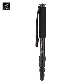 

DIFUN A-255 Aluminum Alloy 5-Section Telescopic Monopod Kit Portable Holder 1/4 3/8 Inch Screw Mounts Bracket for DSLR Cameras