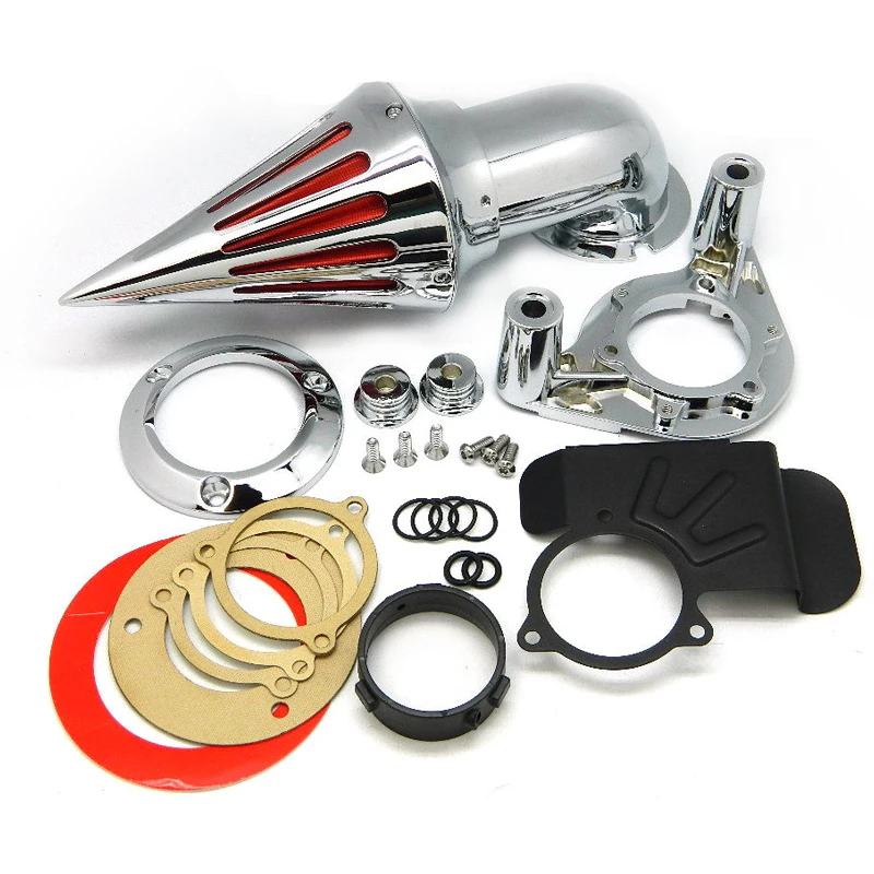 

CHROME AIR CLEANER KIT INTAKE FOR 2008-2012 HARLEY DYNA FAT STREET BOB FXDB FXDF