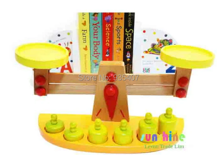 Weight balance scale Baby toys wooden toys Weight balance scale Baby toys wooden toys