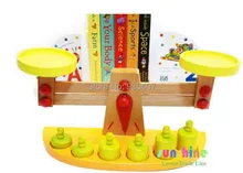 Weight balance scale Baby toys wooden toys Weight balance scale Baby toys wooden toys
